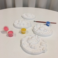 Cartoon Plaster Coloring Mobile Plate