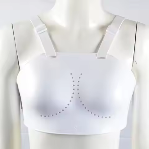 Durable XS-XL Fencing Chest Protector Unisex White Chest Guards Protective Fencing Equipment Body Ge