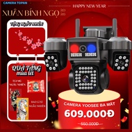 Yoosee 52 Led Camera, super bright, 4 eyes, 3 frames, 2-way color conversation at night