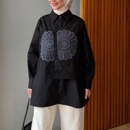 GAYATRI OVERSIZED PEARL SHIRT COTTON