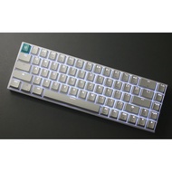 Tecware B68 Mechanical Bluetooth + Wired Keyboard White/Black - Gateron Yellow/Brown