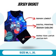 1 SET ADULT BASKETBALL JERSEY BASKETBALL T-SHIRTS FOR MEN AND WOMEN