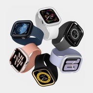 Apple Watch 44/45mm Duo玩色TPU保護錶框 S9/8/7/6/5/4/SE