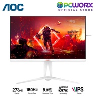 AOC AGON AG275QXW 27" QHD 1440p 180Hz IPS White Gaming Monitor