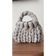 Pumpkin chunky yarn bag