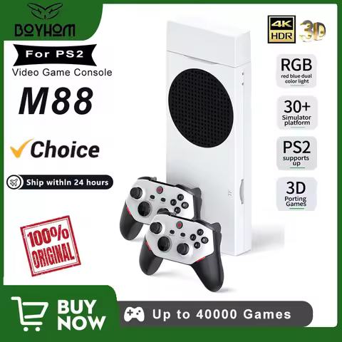 BOYHOM M88 Handheld Game Console support 4K 3D TV Games Wireless Controller Gamepad USB PC Game For 