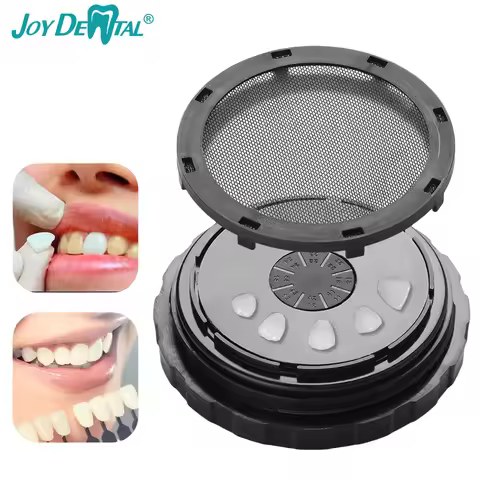 AZDENT Dental Veneer Pretreatment Patch Tooth Box All Ceramic Denture Storage Portable Arrangement C