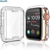 Transparent TPU Protective Silicone Cover Case for Apple Watch Ultra Series 8 7 6 5 4 3 2 1 SE 40mm 41mm 42mm 38mm 44MM 45mm 49mm Screen Protector