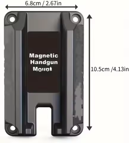 2025 Gun Mount Magnetic Pistol Holder Handgun Car Bedside for Glock g17 19 22 34 43x Taurus g2c 1911