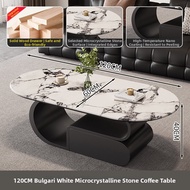 YIYOU | Modern Luxe Elliptical Living Room Coffee Table