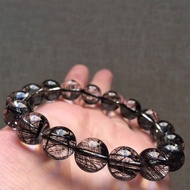 /Stone of Wealth/Pure Natural Brazil Ghost Guy Black Crystal Bracelet Transfer Lucky Bracelet Men Wo