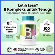 【HALAL KKM】9YOUNG-BASIC Vitamin B Complex B1 B2 B6 B12 Energy Booster Anti-Fatigue  Tenaga Immune Su