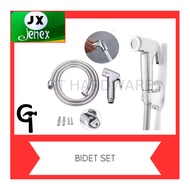 JENEX Bidet Set/Toilet Hand Held Bidet Sprayer with Hose Holder High Pressure Bidet Sprayer