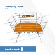 Honda C70 CHROME Front Basket