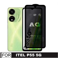 AG Matte Tempered Glass 9H / Screen Protector Anti Glare Itel P55 5G 2023