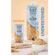 137 Degrees Oat Milk {UNSWEETENED}  {1 Liter & 180ml x 3packs}