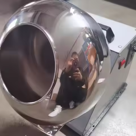 LXT Stainless Steel Candy Coating Machine Sugar Coating Nut Coating Machine