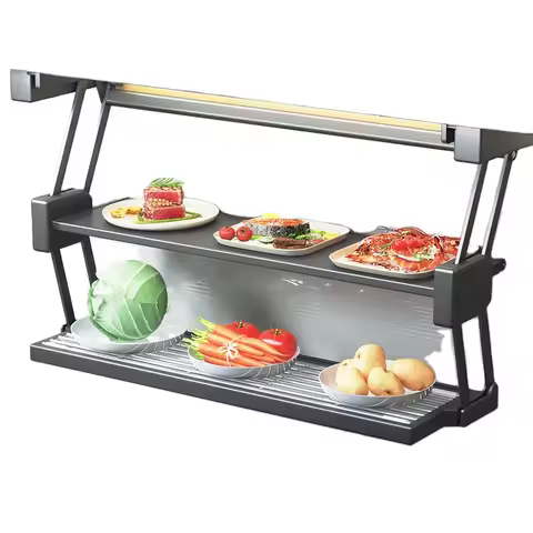 HNOSS Metal Dish Rack Organizers Smart Kitchen Wall Mount Utensil Rack Foldable Pull Down Food Prepa