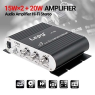 RAJA Amplifier ampli mini full bass power mobil subwoofer audio rumahan murah Lepy HiFi Stereo LP838