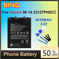 Brand New BP4Q 4610MAH 3.87V Phone Battery for Xiaomi Mi 14/23127PN0CC  Replacement Batteries+Tools