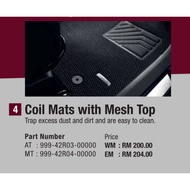 PERODUA GEAR UP - Mesh Top Coil Mat - ORIGINAL PERODUA ( Bezza )