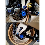 YAMAHA XMAX & HONDA FORZA300 2018 REAR TYRE RIM WHEEL NUT COVER ORIGINAL REVOLUTION THAI