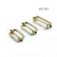 BR061 Bag Strap Parts Genuine Brass Leather Accessories ** Per Piece