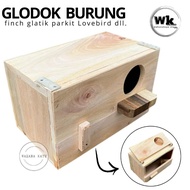 Glodok finch, glatik, rank, lovebird | Box parakeet glodok