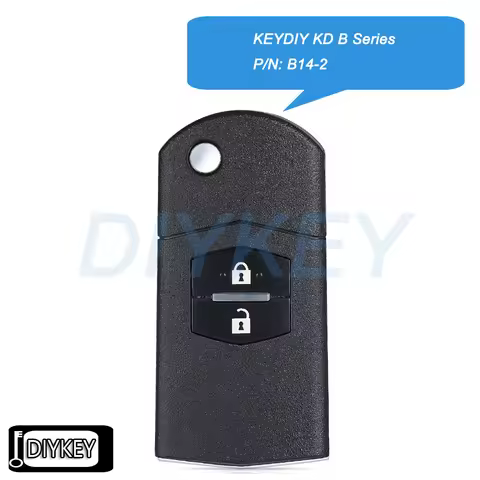 KEYDIY KD B Series P/N: B14-2 for Mazda Style Universal Remote Key for KD900 KD-X2 Mini KD KD-MAX