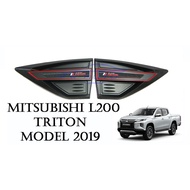 Side Cheek Cover Mitsubishi Triton 2019 2020-2023 Black Red L200 GLS Air Vent Accessories