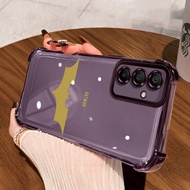 Phone Case for Samsung Galaxy A15 4G A15 5G A16 4G A16 5G A25 5G Case Gold icon casing Silicone prot