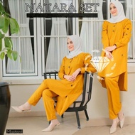 Baju Setelan Wanita Fashion Muslim Kekinian Terbaru 2021 natara