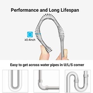 Bfgu Mall-Plumbing Snake Drain  Heavy Duty Pipe Clog Remover with Glovesfor BathroomKitchen and Toil