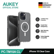 AUKEY IPHONE 15 SERIES PREMIUM CLEAR CASE WITH MAGSAFE #GRATISONGKIR