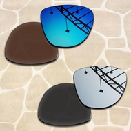 เลนส์อะไหล่ทดแทนโพลาไรซ์2คู่สำหรับ Oakley Frogskins XS OJ9006กรอบแว่นกันแดด53มม.