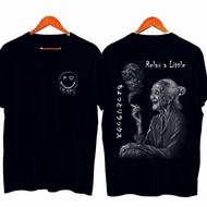 round-neck Distro grandma T-shirt, emo, front and back, distro street dress, for men and women's T-s