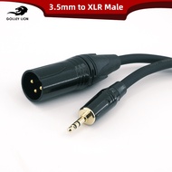 GOLLEY LION XLR Male to 3.5mm (1/8") Male Jack 3.3 Feet/1 Meter TRS Unbalanced Cable Compatible with