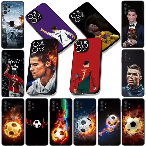 Soft Phone Cover for Xiaomi Redmi 15 9A 9C NFC 7A 9T Note 9 8 7 8T 15c A5 Case Portugal Soccer No7 F