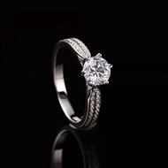 [Starlight Queen] Sterling Silver Electroplating 18k Gold, Heavy Industry Solid, Main Stone Size 1 C