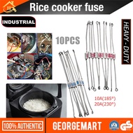 10Pcs QualityRice Cooker Ceramic Thermal Fuse 185C/10A 216C/20A RF Temperature Fuse