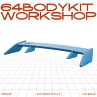 HOTWHEELS 326 POWER STYLE B SPOILER (1/64 for diecast/miniscale)