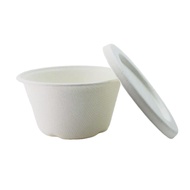 BioTree Bagasse 2oz sauce cup with lid (100 set)