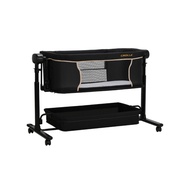 [NEW] Crolla Anya Smart Electrical Swing Bed Jet Black | Side by Side Electric Baby Swing and Cot |