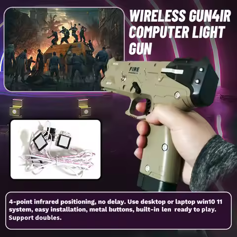 Wireless 4IR Fire Phoenix Light Gun Support Recoil Effect and Video with 4000MA Lithium Battery Supp