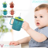 ANEMONE Child Water Drinking Cup, Scaled Spill Proof Baby Feeding Cup, Reusable Plastic Mug with Str