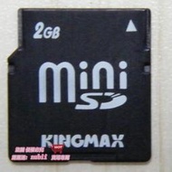 樂享購✨勝創KINGMAX MINI SD 2G 迷妳SD卡 2GB MiniSD卡2G N73N93內存卡