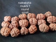 liontin jenitri rudraksha mukhi 1 bulat