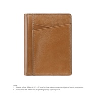 Premium Leather Thin Wallet Up to 8 Card Slot w Dual ID Display