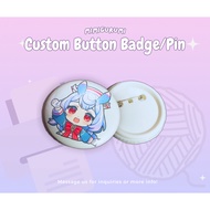 Custom Button Pin/Badge | Personalized | School, Office, Events | Button Badge Custom | Badge Pin