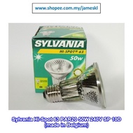 Sylvania PAR20 240V 50W SP E27 (Hi-Spot 63) Mentol Halogen (Buatan Europe, Bukan China)